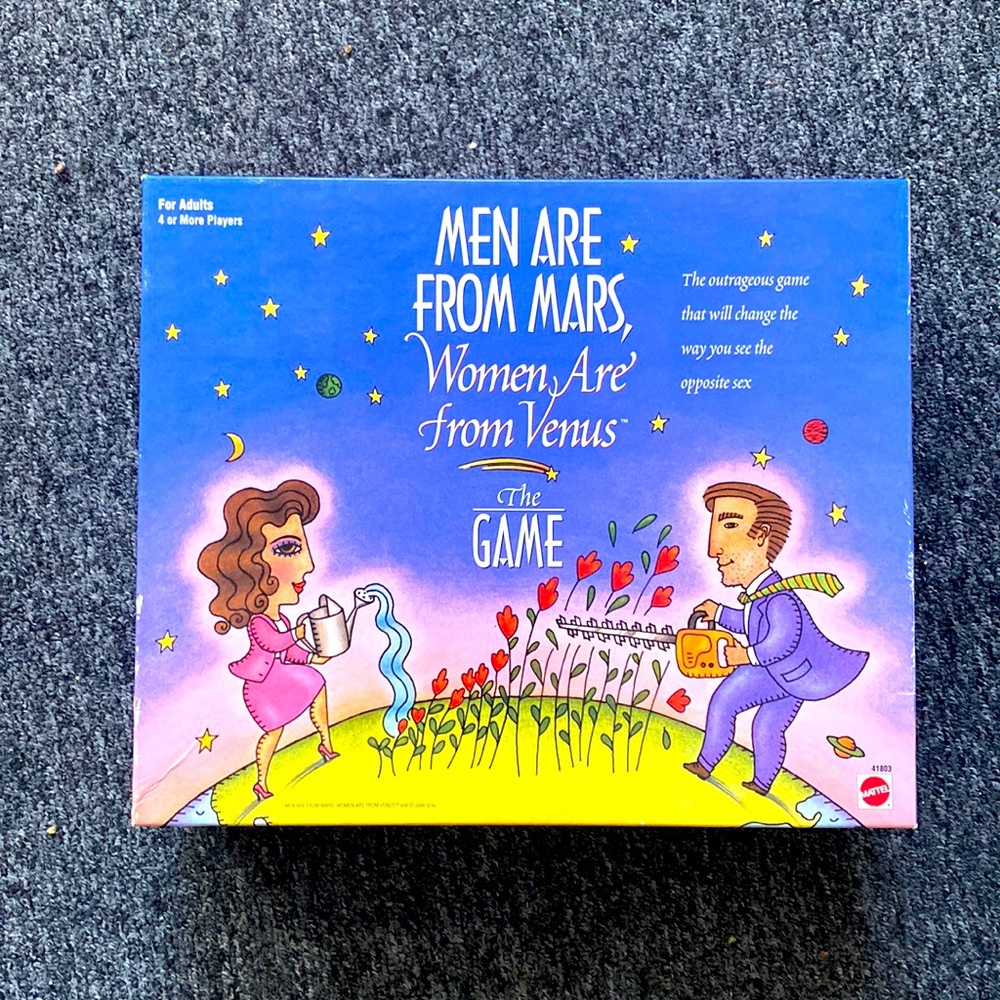 Like NEW Never Played “Men are From Mars, Women are from Venus” The Game